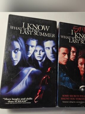VHS Lot Of 2 - I Know What You Did Last Summer & I Still Know...Horror Franchise